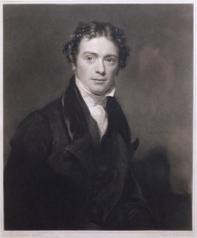 Portræt af Michael Faraday (1791-1867) graveret af Samuel Cousins (1801-87) 1830 af Henry William Pickersgill