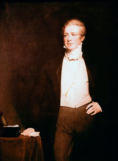 Portræt af Sir Robert Peel (1788-1850), politiker Maleri af Henry William Pickersgill (1782-1875) 19. århundrede 240,7 x 147 cm, London, National Portrait Gallery af Henry William Pickersgill