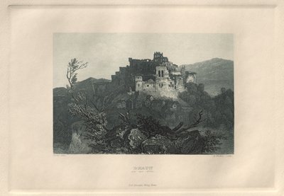 Det maleriske og romantiske Rheinland: Dhaun på Nahe, 1928. af Henry Winkles