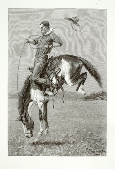En bukkende bronco af Henry Wolf