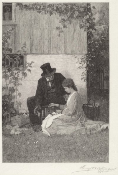 En New England Peddler af Henry Wolf