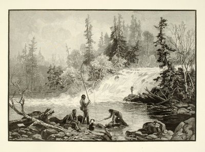 En ørredpøl på Nepignon af Henry Wolf