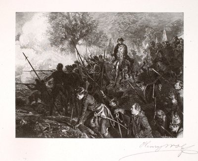Frederik og hans mænd ved Hochkirch af Henry Wolf
