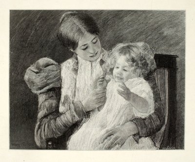 Mor og barn af Henry Wolf