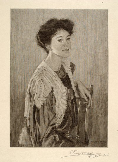 Mrs. Edmund F. Harding af Henry Wolf