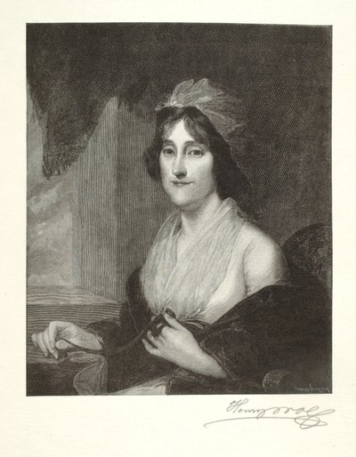 Fru William Rawle (Sarah Coates Burge) af Henry Wolf
