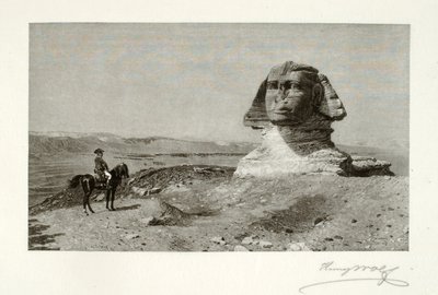 Napoleon foran sfinksen af Henry Wolf