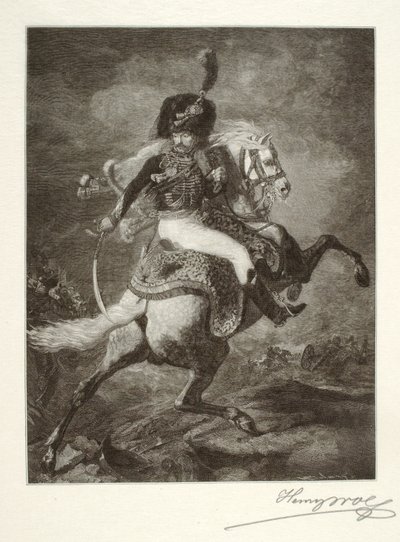 Officer ved de ridende jægere af Henry Wolf