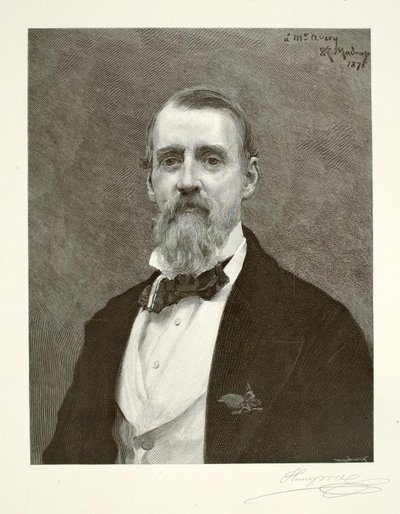 Samuel Putnam Avery af Henry Wolf