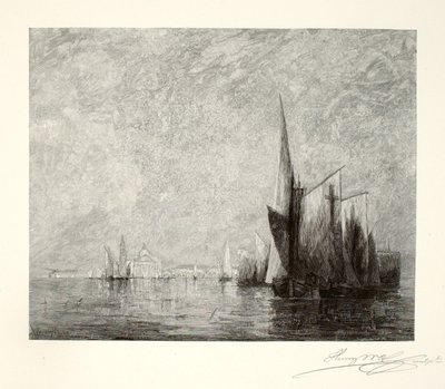 San Giorgio, Venedig af Henry Wolf