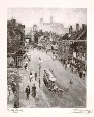Katedralen fra High Street af Henry Wolf