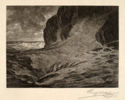 Maine-kysten (The Onrush) af Henry Wolf