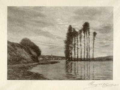 Udsigt over Seinen (Vindenes harpe) af Henry Wolf