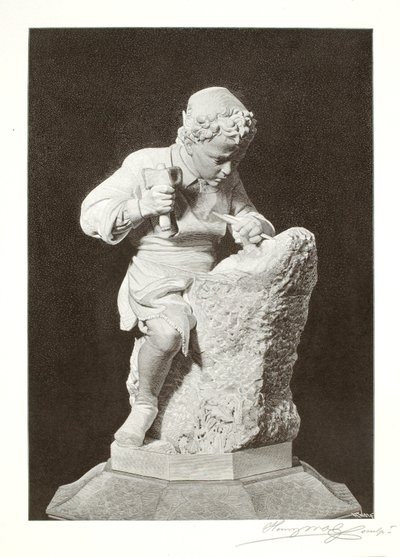 Den unge Michelangelo af Henry Wolf