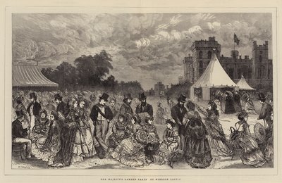 Hendes Majestæts havefest på Windsor Castle af Henry Woods