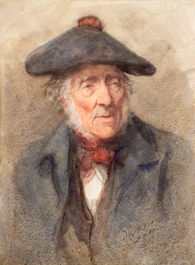 A Bonnet Laird, ca. 1905 (akvarel) af Henry Wright Kerr
