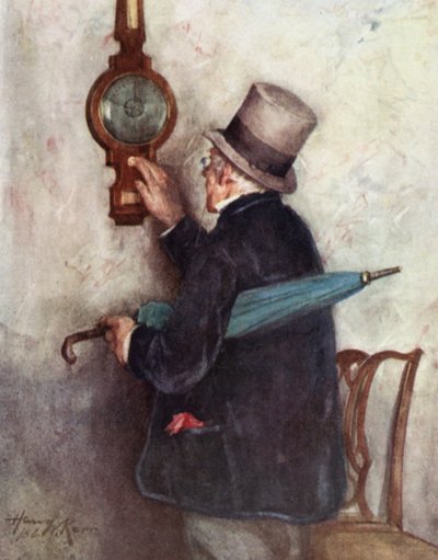 Annals of the Parish: A Morning Consultation (color litho) af Henry Wright Kerr