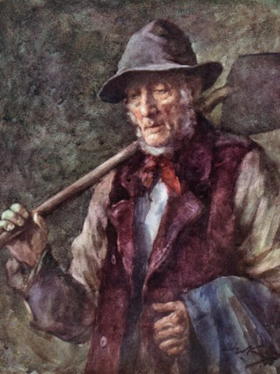 Annals of the Parish: The Roadman (farve litho) af Henry Wright Kerr