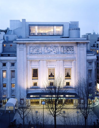 Theatre des Champs-Elysees (Champs Elysees) af Henry van de Perret Auguste (1874 1954) & Perret Gustave (1876 1952) Velde