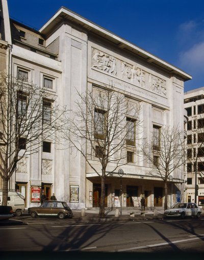 Theatre des Champs Elysees af Henry van de Perret Auguste (1874 1954) & Perret Gustave (1876 1952) Velde