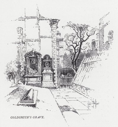 Guldsmedens grav (gravering) af Herbert (after) Railton