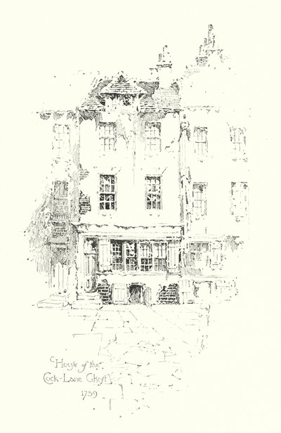 House of the Cock Lane Ghost af Herbert (after) Railton