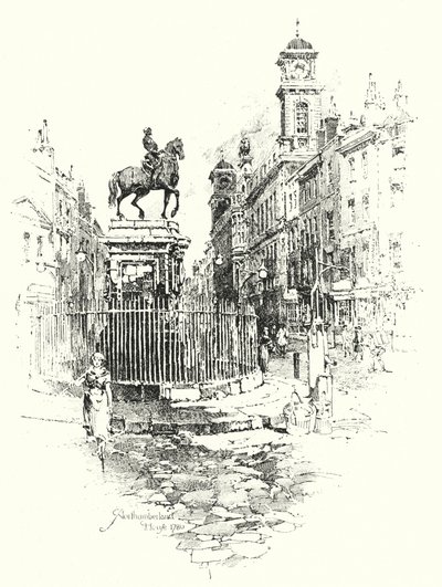 Northumberland House af Herbert (after) Railton
