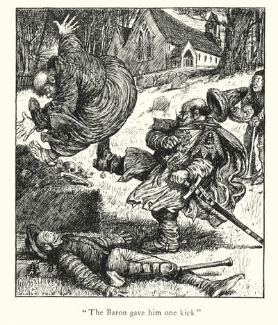 Ingoldsby Legends: Grå delfin (litografi) af Herbert Cole