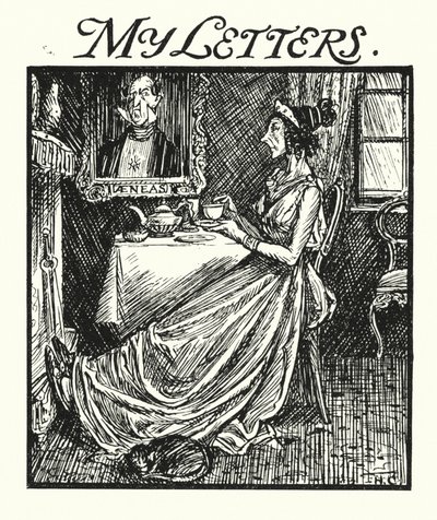 Ingoldsby Legends: Mine breve (litografi) af Herbert Cole