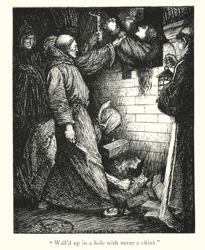 Ingoldsby Legends: Netley Abbey (litografi) af Herbert Cole