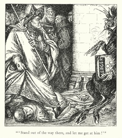 Ingoldsby Legends: Brødrene af Birchington (litografi) af Herbert Cole