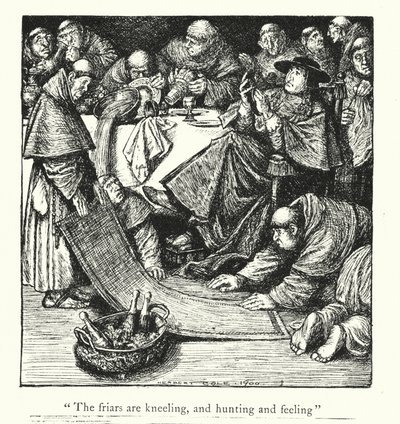 Ingoldsby Legends: Sjakalen fra Reims (litografi) af Herbert Cole