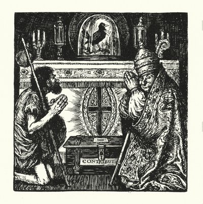 Ingoldsby Legends: Sjakalen fra Reims (litografi) af Herbert Cole