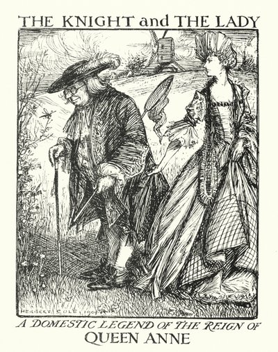 Ingoldsby Legends: The Knight and the Lady (litografi) af Herbert Cole