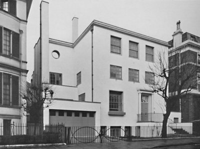 Eksteriør - Hus til Denys Lowson, Esq., Upper Phillimore Gardens, London, 1939 af Herbert Felton