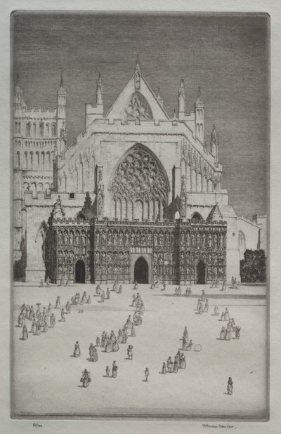 Exeter katedral af Herbert Gordon Warlow