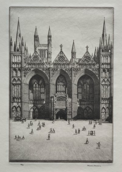 Peterborough katedral af Herbert Gordon Warlow
