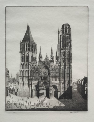 Rouen katedral af Herbert Gordon Warlow