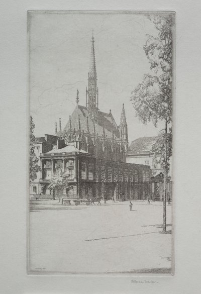 St. Chapelle, Paris af Herbert Gordon Warlow