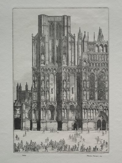 Wells katedral af Herbert Gordon Warlow