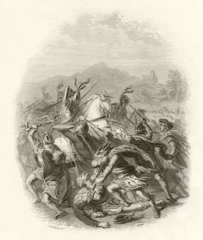 Slaget ved Flodden af Herbert Gustave Schmalz