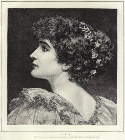 Lucille, af Herbert Schmalz af Herbert Gustave Schmalz
