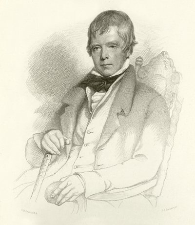 Sir Walter Scott af Herbert Gustave Schmalz