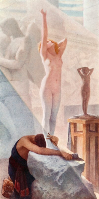 Galateas opvågning af Herbert Gustave Schmalz