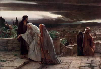 Hjemkomsten fra Golgata af Herbert Gustave Schmalz