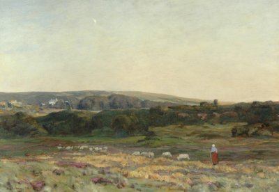 Evening Twilight, Studland, Dorset, 1904 af Herbert Hughes Stanton