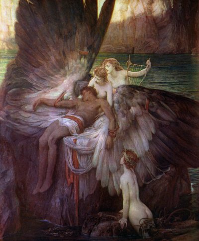 Klagesangen over Ikaros af Herbert James Draper