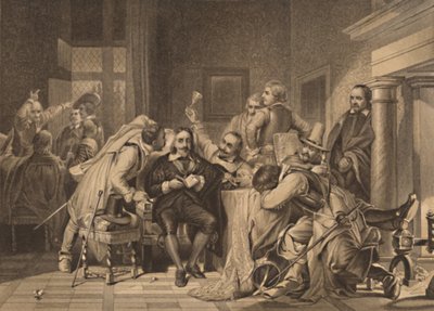 Charles I. i Vagtstuen, 1886 af Herbert Bourne
