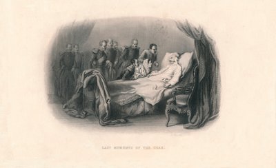 Czarens sidste øjeblikke, c1857. af Herbert Bourne