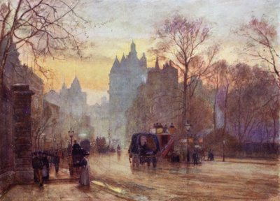 Knightsbridge (farve litho) af Herbert Menzies (after) Marshall